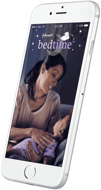 pantalla de celular con mama durmiendo a bebe 